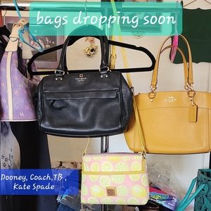 🛍bags are coming soon.. like post to be notified when i go live T/F  & pop ups